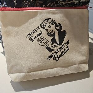 5 For$25 -Stylish Cream Multi-Pupose Canvas Pouch - 1 For $8